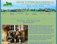 Tablet Screenshot of cotswoldfestival.com